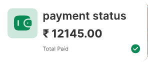 Commission payment status
