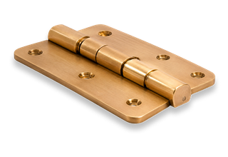 Brass hardware hinge