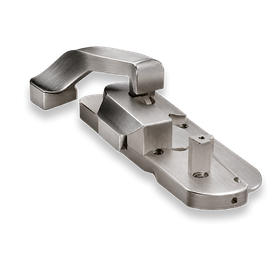 Silver hardware fitting