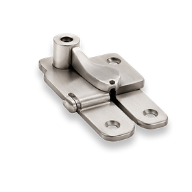 Silver hardware hinge